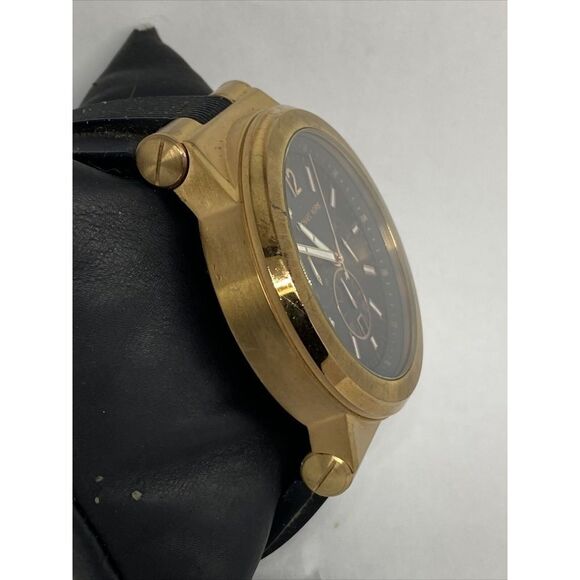 Michael Kors Dylan MK8184 Men's Black Silicone Analog Dial Quartz Watch VK772 - Picture 5 of 12